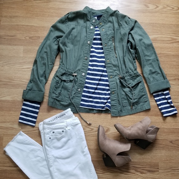 Lee Classic Long-Sleeved, Light-Weight, Stripe Tee - Picture 1 of 6
